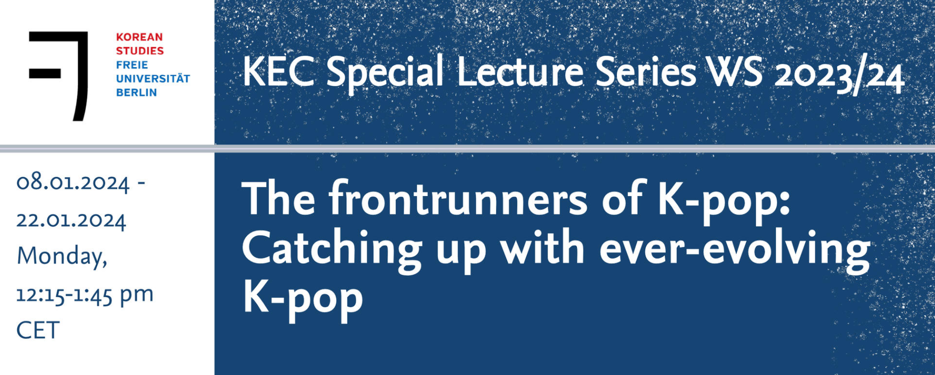 [KDIS-FUB IKS] KEC Special Lecture Series