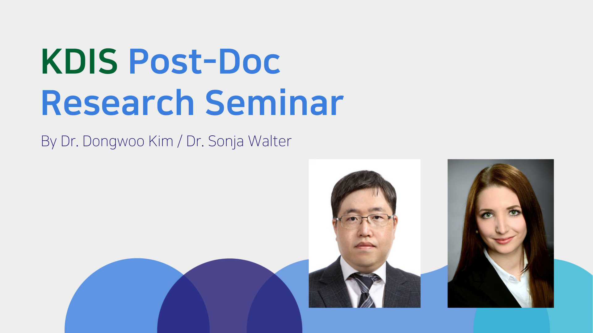 Post-Doc Research Seminar