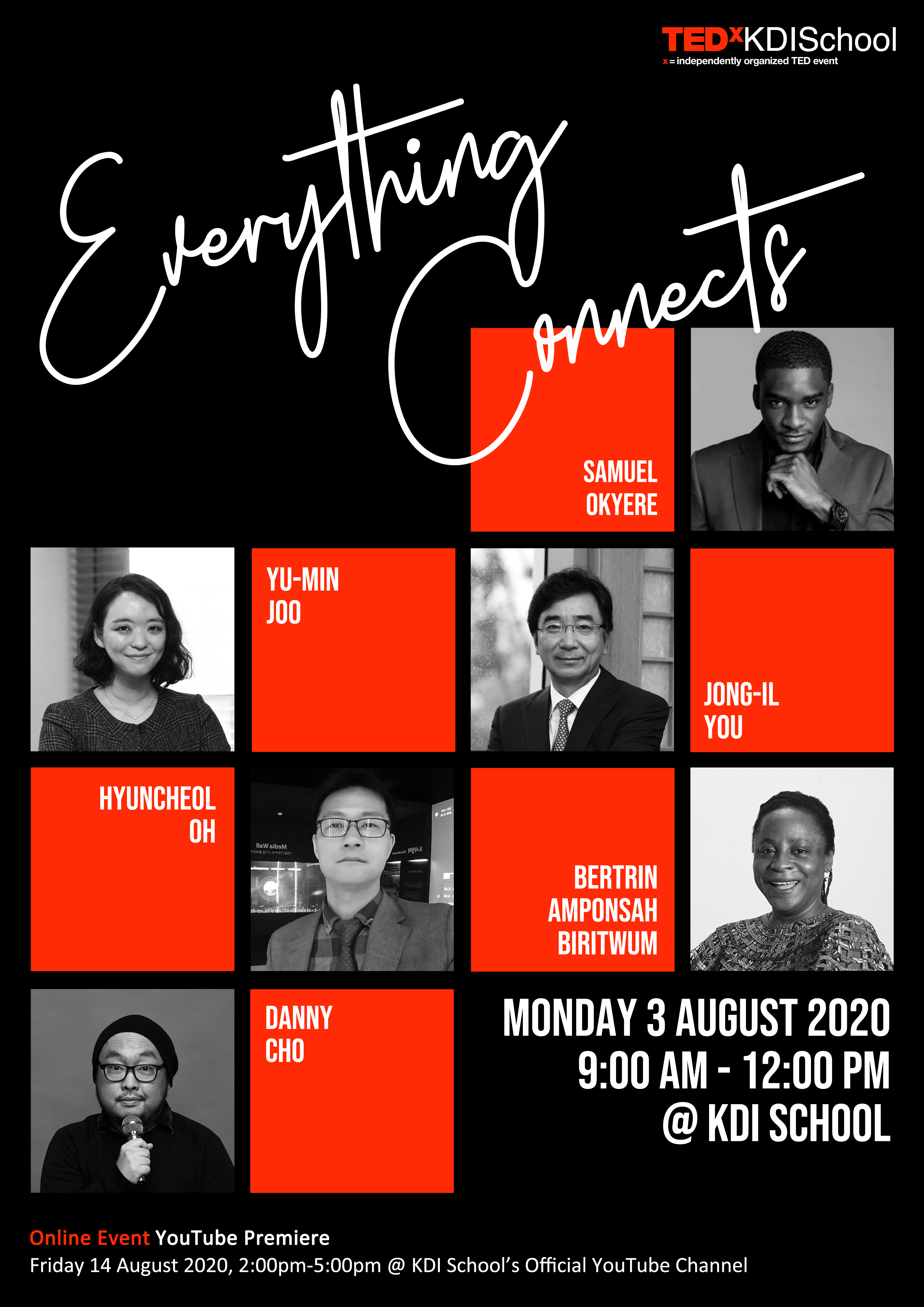TEDxKDISchool 2020: Everything Connects | Events & Seminars | NOTICE : 원스톱