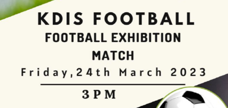KDIS FOOTBALL EXHIBITION MATCH (3 pm. Mar.24(Fri.))