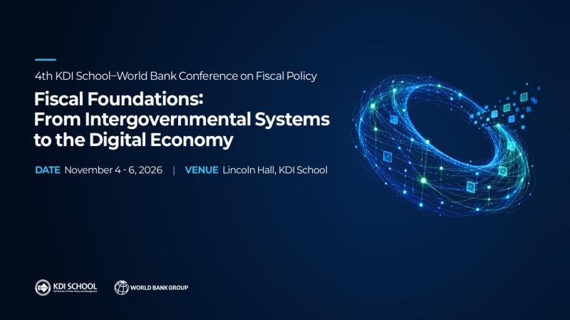 4th KDI School-World Bank Conference on Fiscal Policy 이미지