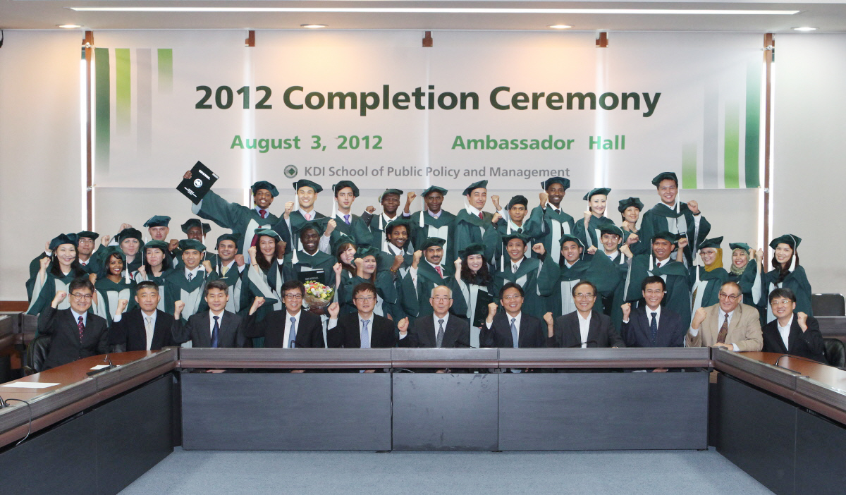 Fall 2011 Completion Ceremony: The end of one road and the beginning of another
