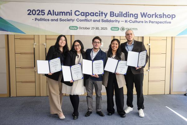 ﻿﻿Bridging Regions Through Research: Latin American Alumni Win Third Place at KDI School’s 2025 Working Partner Program