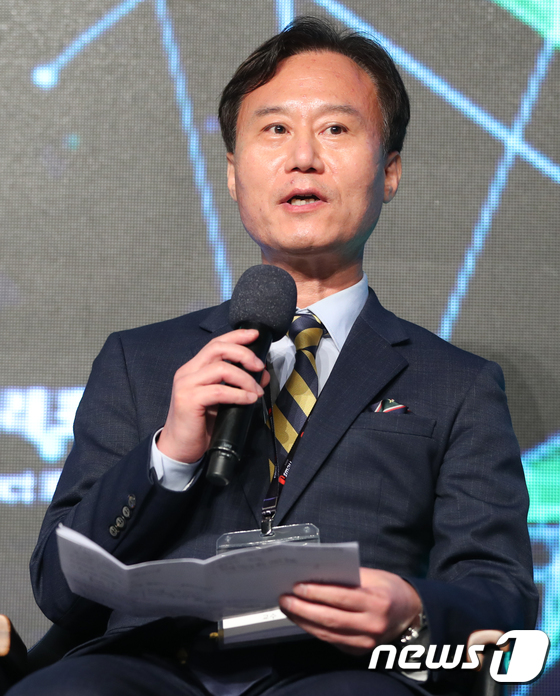 [뉴스1][NFF2020] 발언하는 박진 KDI국제정책대학원 교수 : [보도기사] 박진 교수