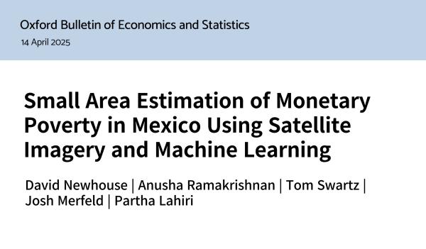 The paper by Professor Joshua Merfeld has been published in Oxford Bulletin of Economics and Statistics