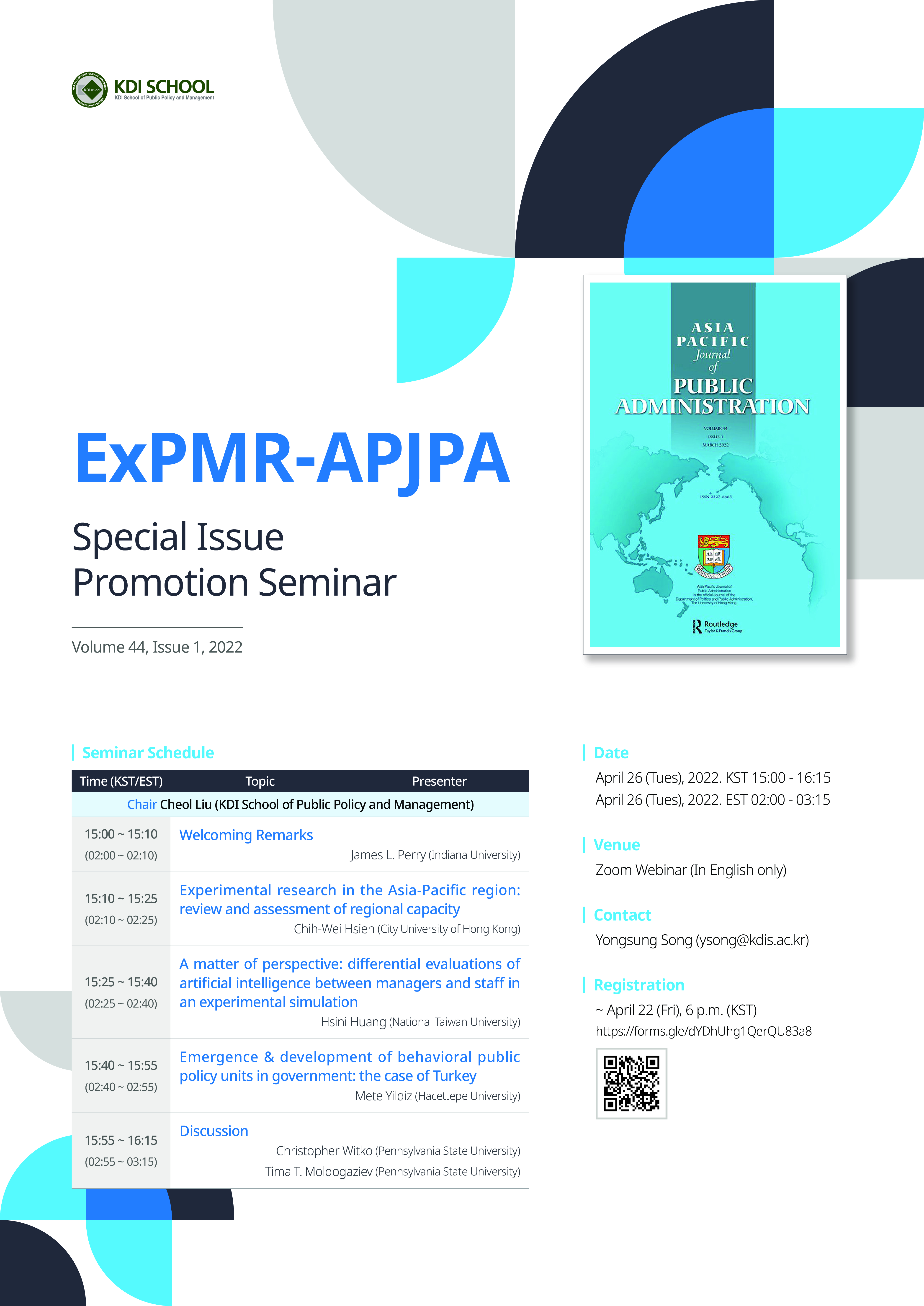 [RVSP] ExPMR - APJPA Special issue promotion seminar