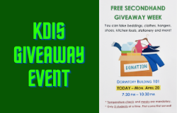 KDI School Dormitory Assistants Hold Successful Giveaway Event