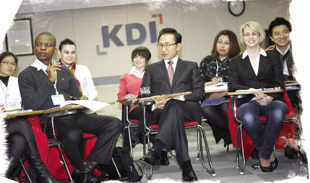 President Lee Myung-bak at KDI